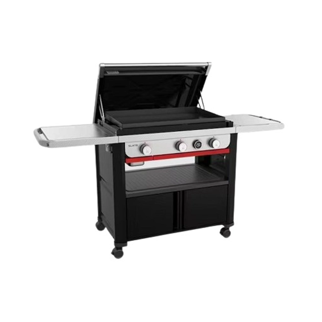 Vendita online Piastra cottura a gas Weber Slate GPD da 76 cm con supporto
